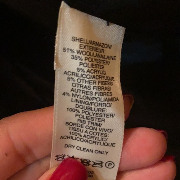 DKNY Jeans small black pea coat!! - Picture 6 of 9